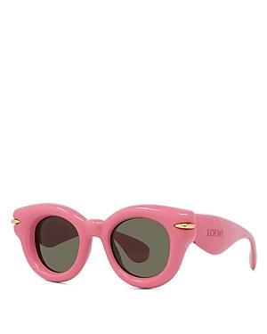 Inflated Pantos Acetate Round Sunglasses Product Image