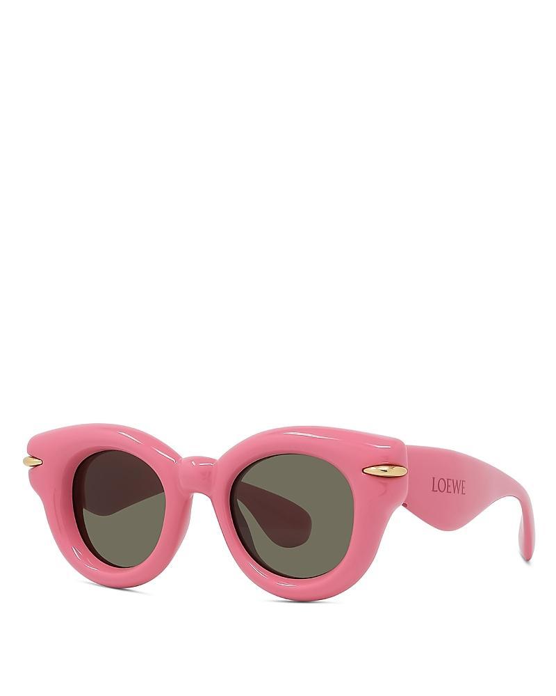 Inflated Pantos Acetate Round Sunglasses Product Image