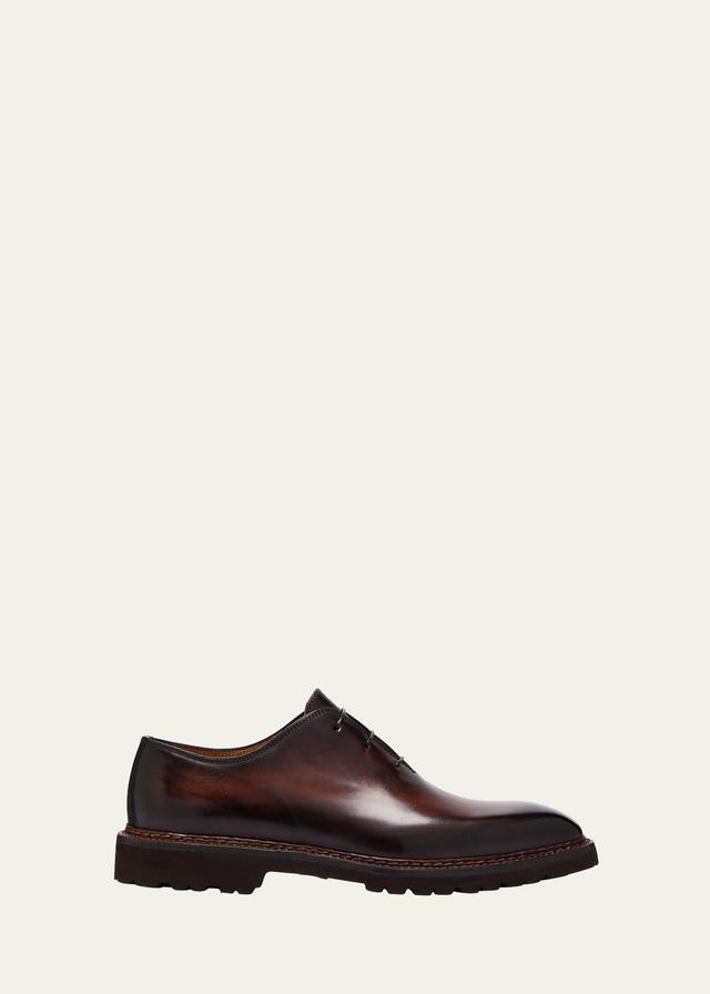 Mens Rockstud Leather Derby Shoes Product Image