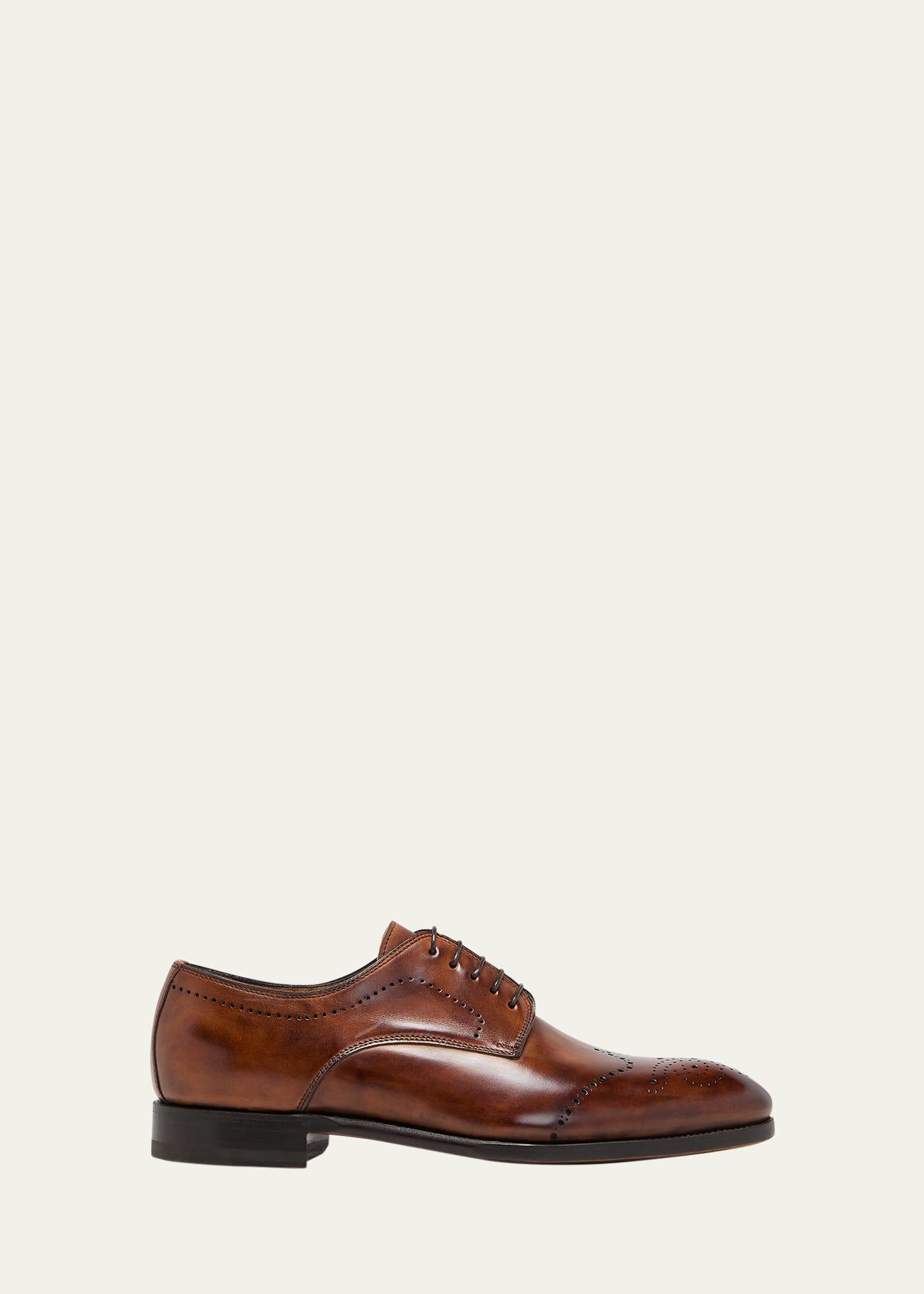 Mens Lanai Rubber-Sole Leather Derby Shoes Product Image