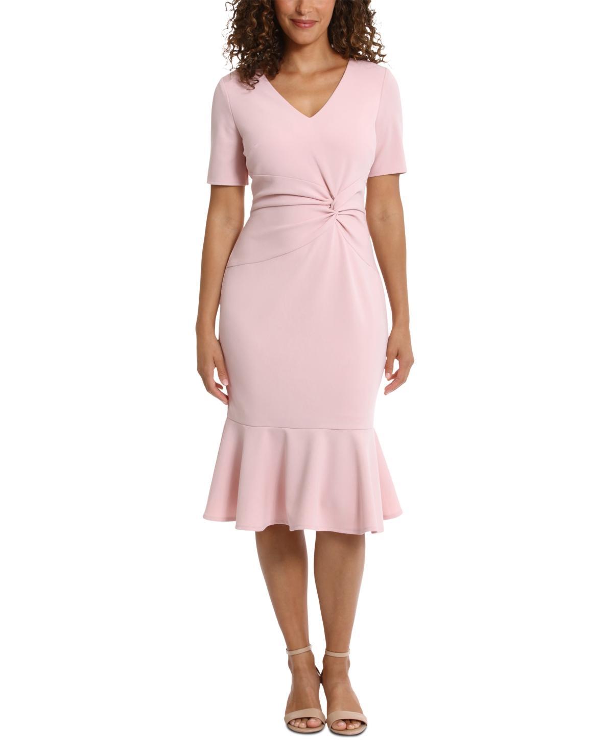 London Times Petite Twisted Sheath Dress Product Image