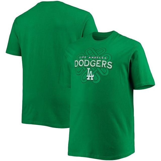 Mens Kelly Los Angeles Dodgers Celtic T-Shirt Product Image