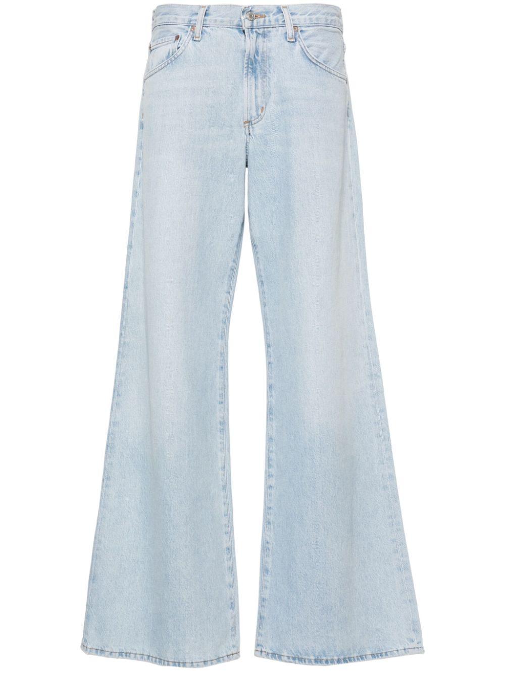 AGOLDE Clara Wide-leg Jeans In Enctr Encounter Product Image