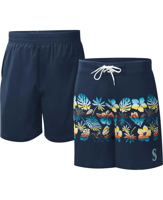 Mens G-III Sports by Carl Banks Seattle Mariners Breeze Volley Swim Shorts Blue Product Image