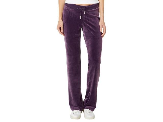 Juicy Couture Womens OG Big Bling Velour Track Pants Product Image