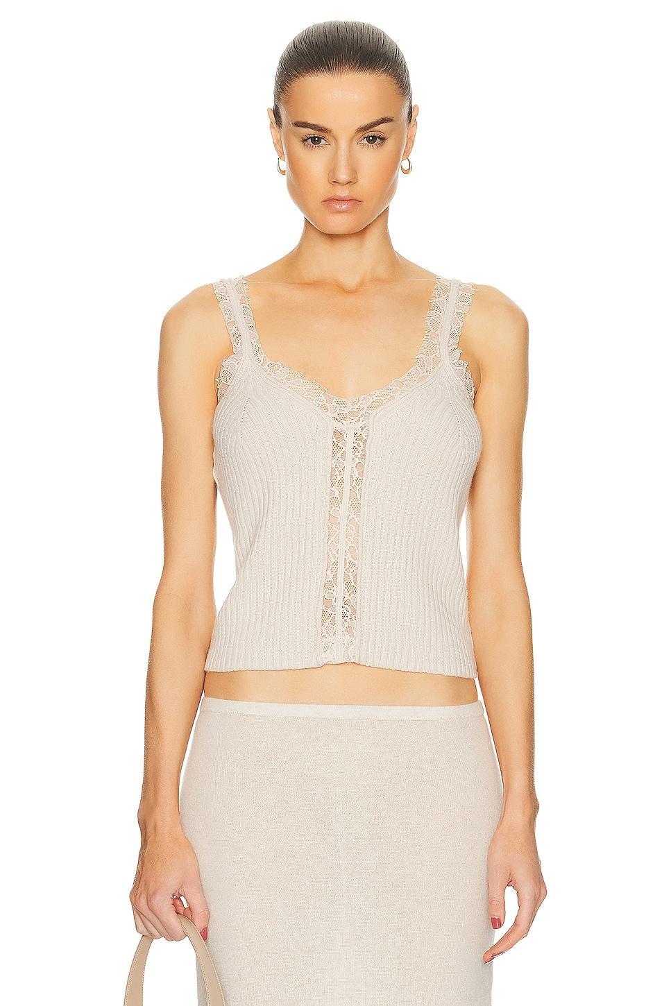 SIMKHAI Elsie Top Beige. (also in L, M, S). Product Image