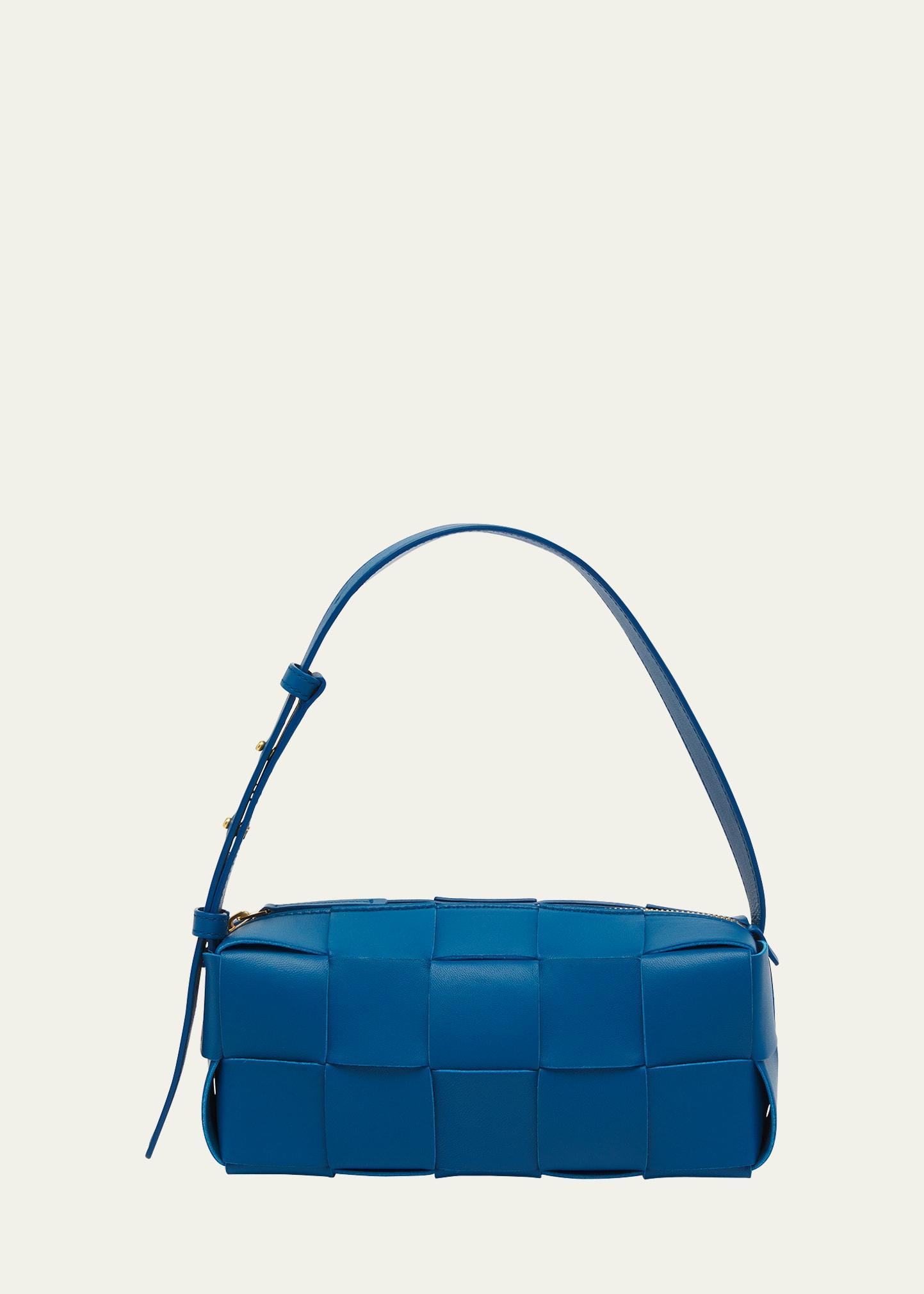 Bottega Veneta Brick Intrecciato Leather Shoulder Bag Product Image