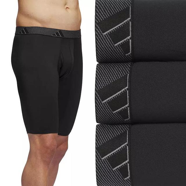 Mens adidas 3-pack Microfiber Long Boxer Briefs Product Image