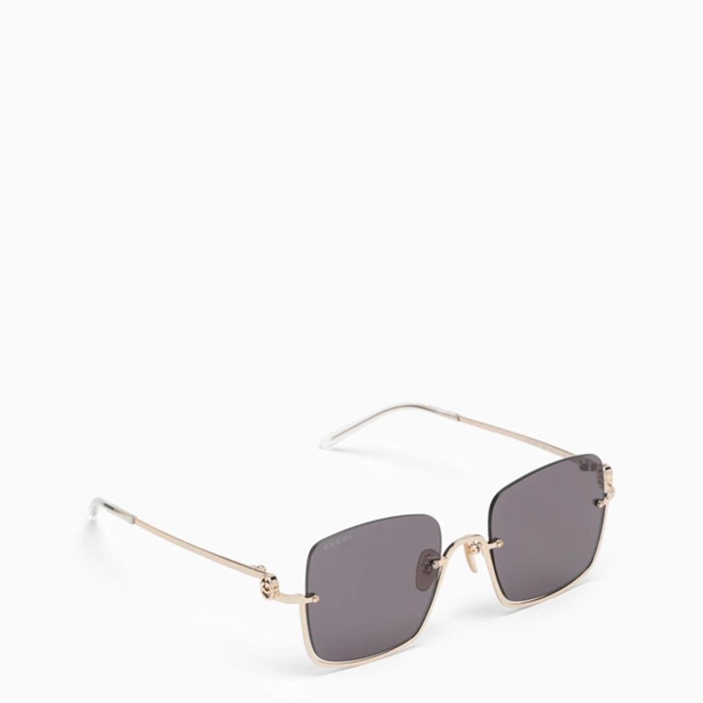 Square Gold Sunglasses Women In Silver Product Image