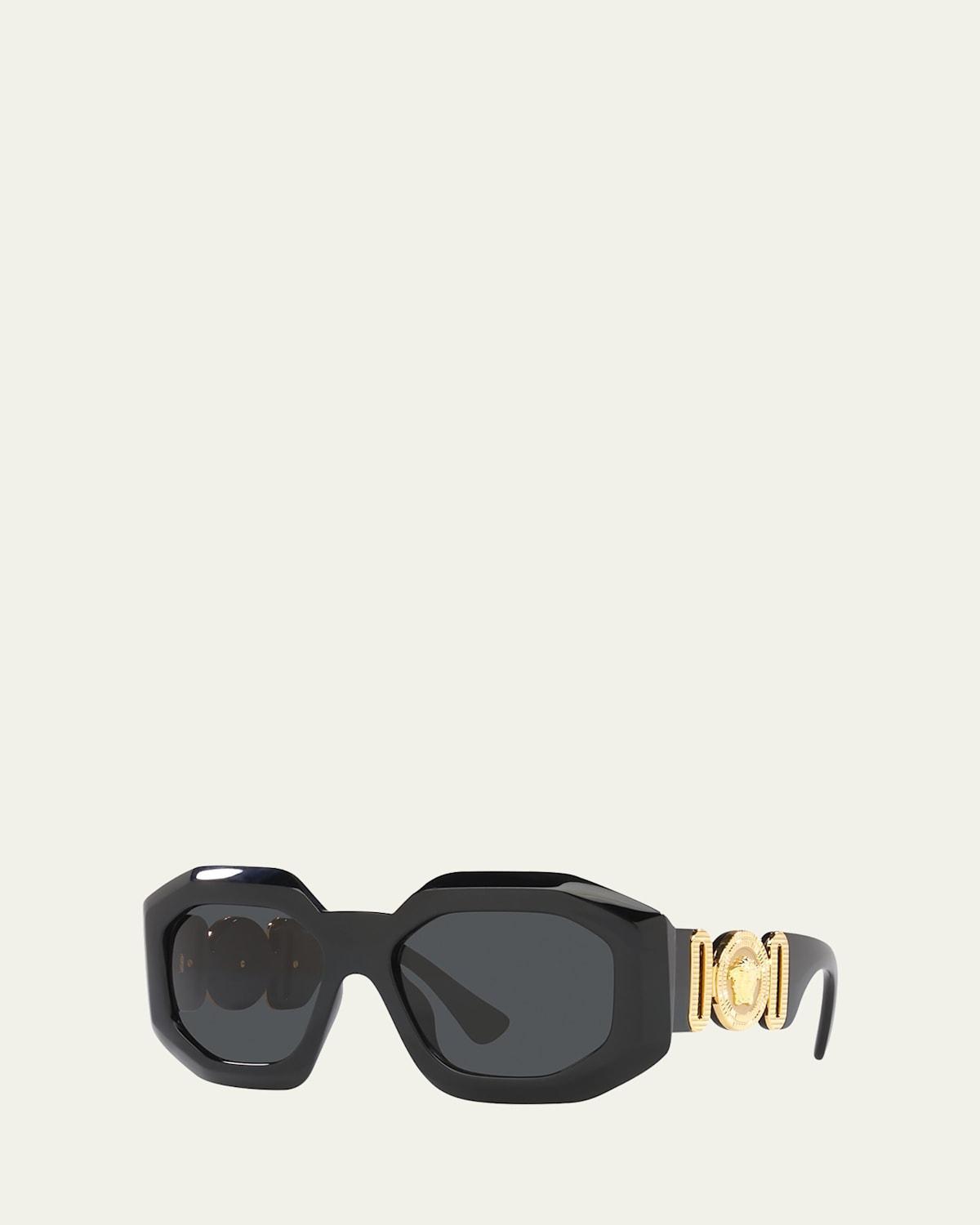 Medusa Square Plastic Sunglasses Product Image