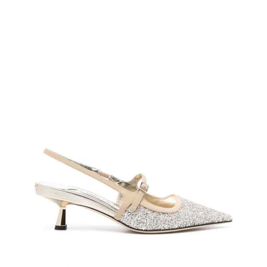 JIMMY CHOO 45mm Didi Pumps In Gold Product Image