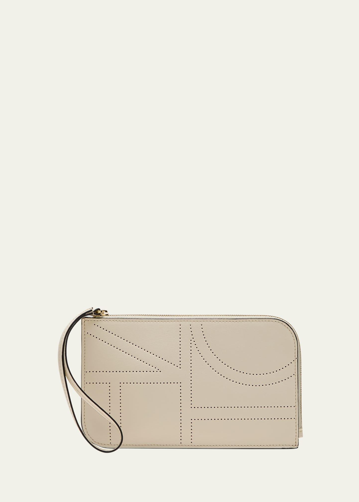 Totme Monogram Leather Wristlet Product Image