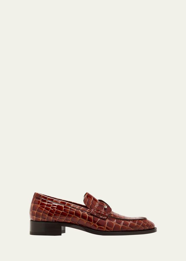 Santoni Mens Detroit Slip On Penny Loafers Product Image