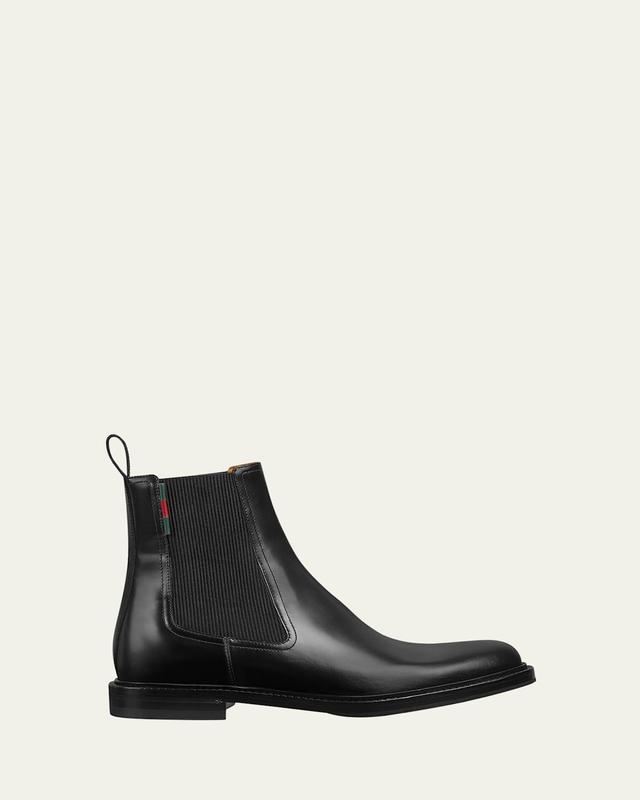 Mens William Leather Chelsea Boots Product Image