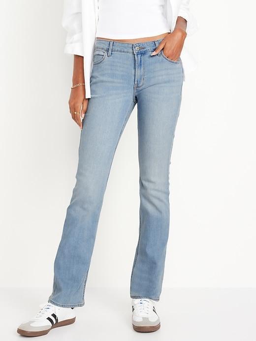 Mid-Rise Wow Boot-Cut Jeans Product Image