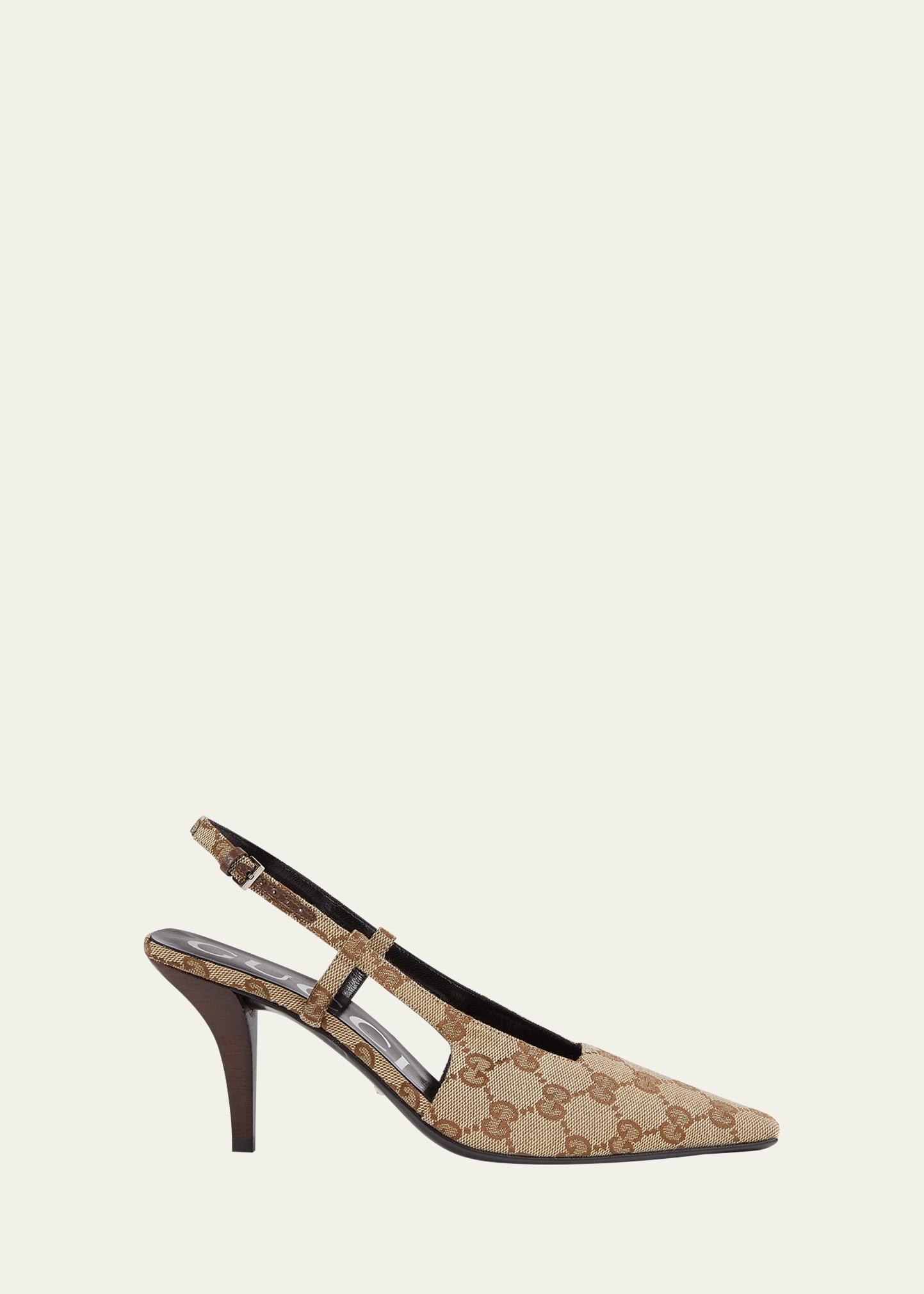 Womens Aria 76 Monogram Slingback Mules Product Image