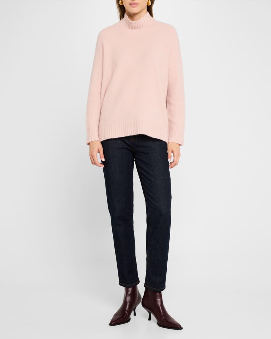 Turtleneck Cashmere-Silk Sweater Product Image