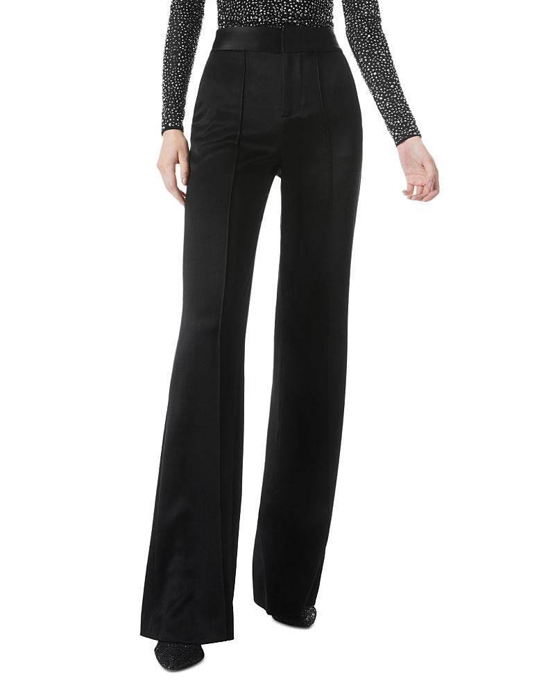 Alice + Olivia Dylan High Waist Wide Leg Pants Product Image