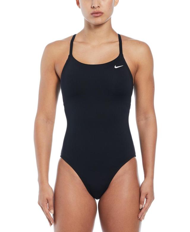 Women's Lace Up Back One-Piece Swimsuit Product Image