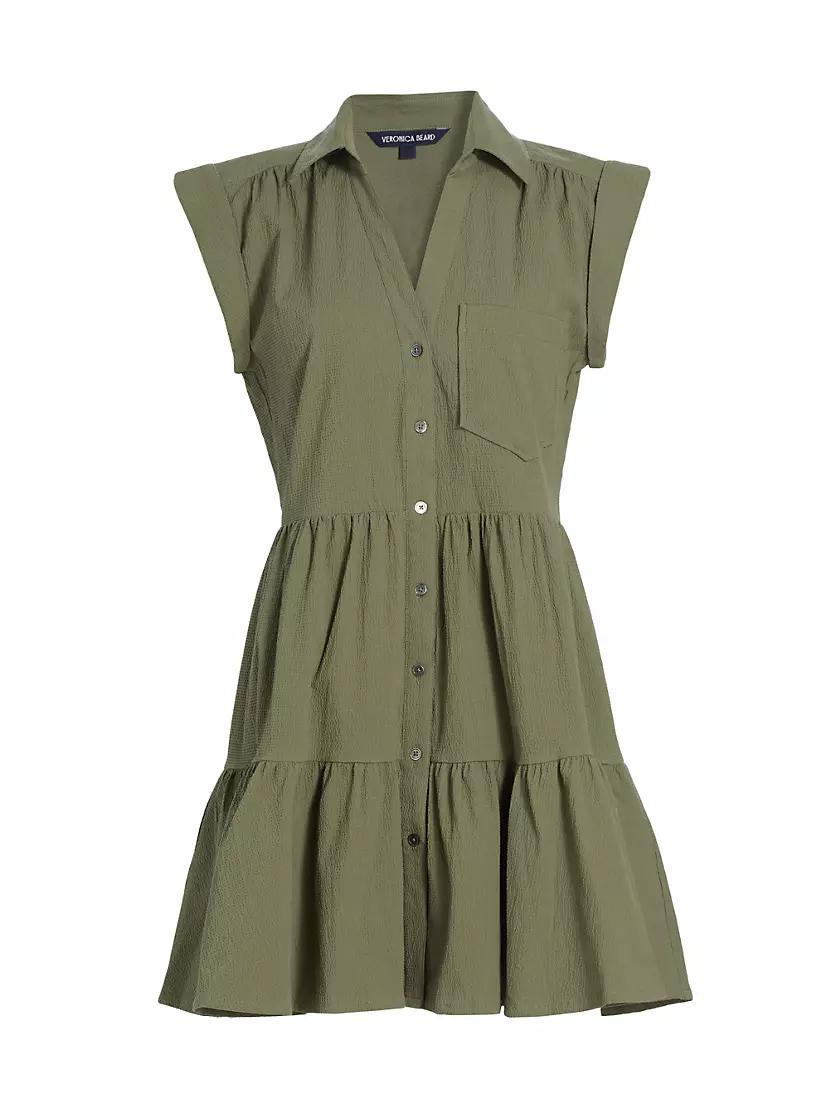 Trisha Tiered Shirtdress Product Image