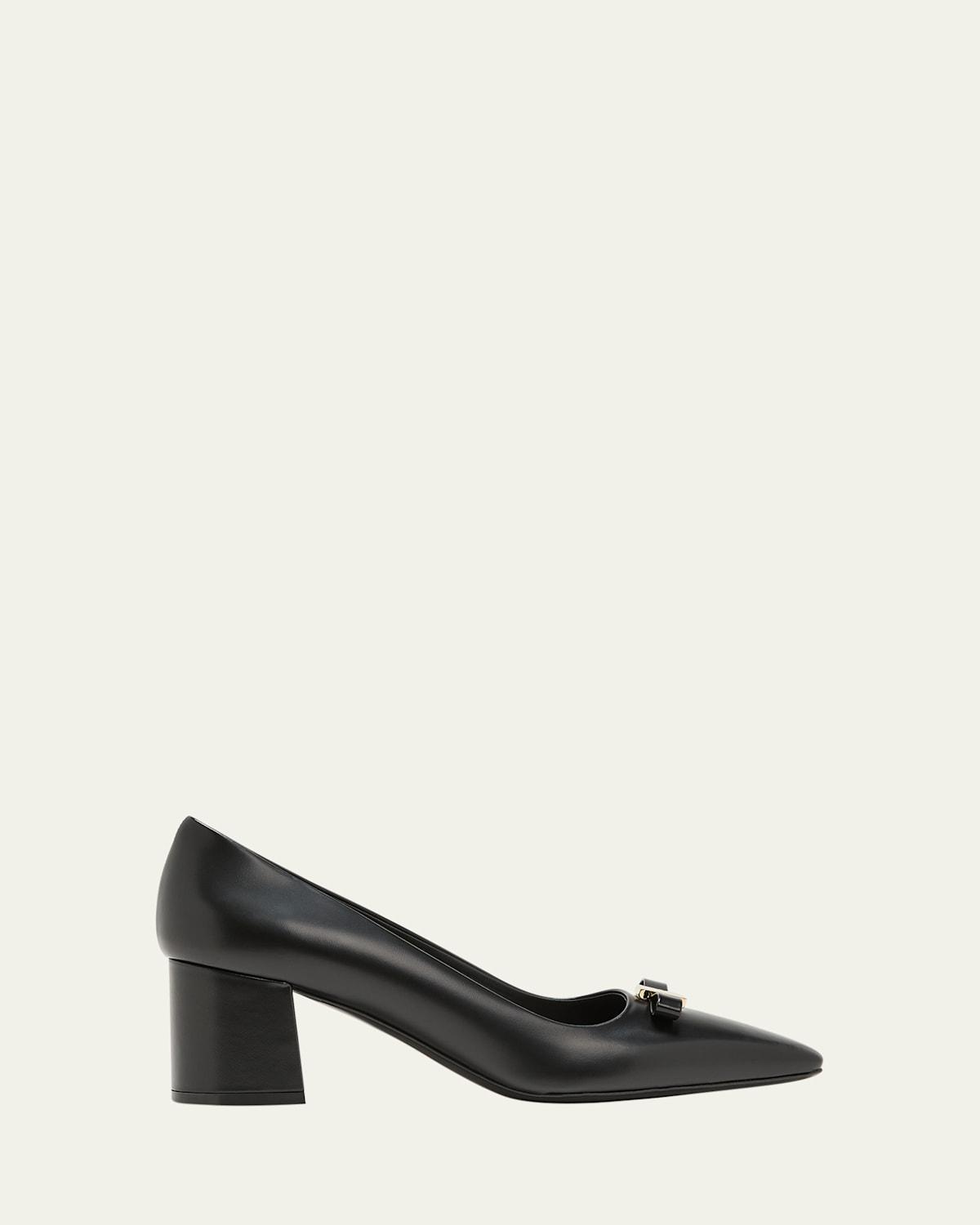 Myra Lambskin Bow Pumps Product Image