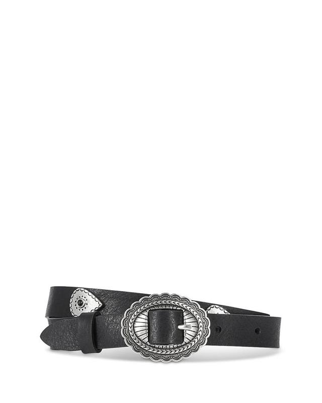 The Kooples Womens Riveted Skinny Belt Product Image