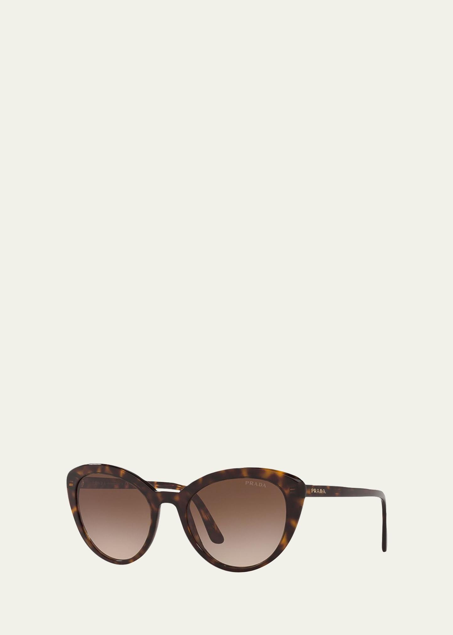 Semi-Transparent Acetate Cat-Eye Sunglasses Product Image