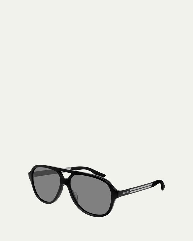 Mens 59MM Aviator Sunglasses Product Image