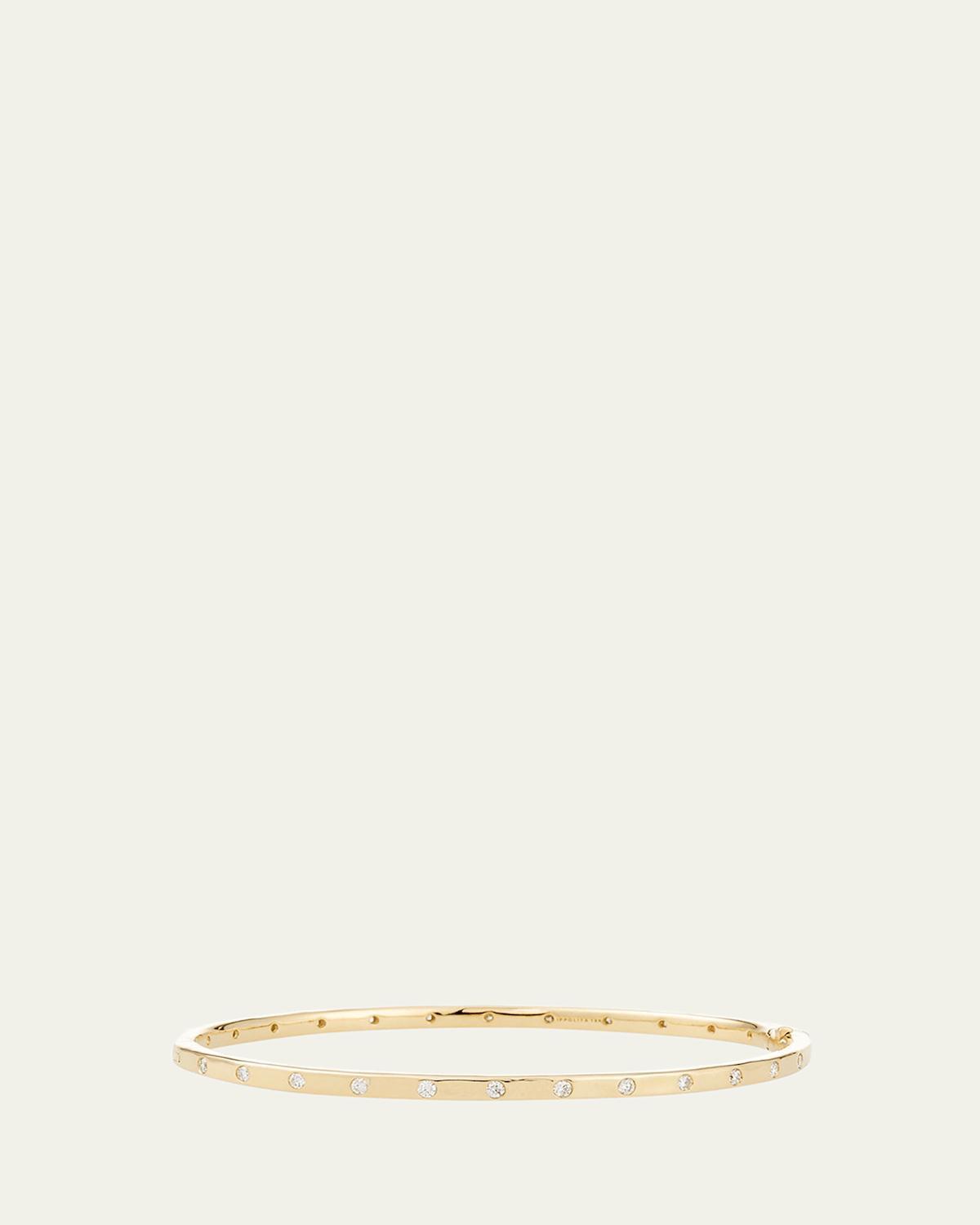 Ippolita Stardust Diamond Thin Hinge Bangle Product Image