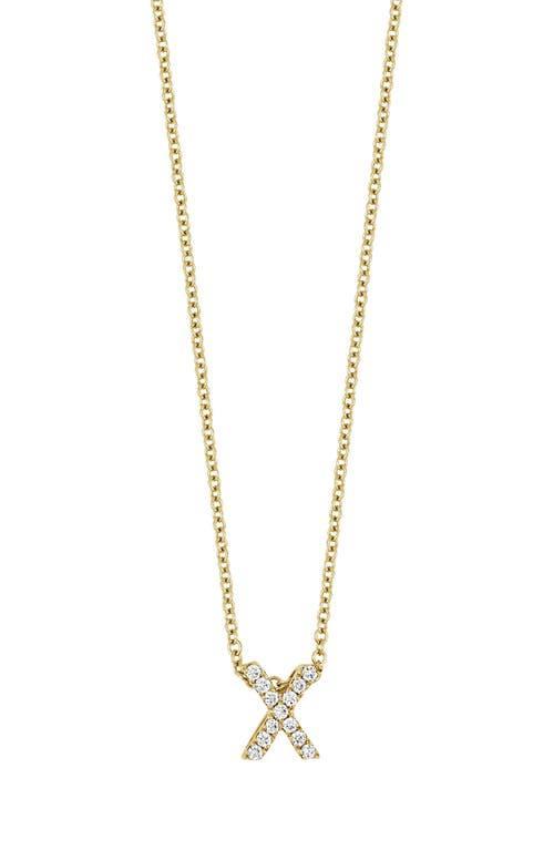 Bony Levy 18k Gold Pav Diamond Initial Pendant Necklace Product Image