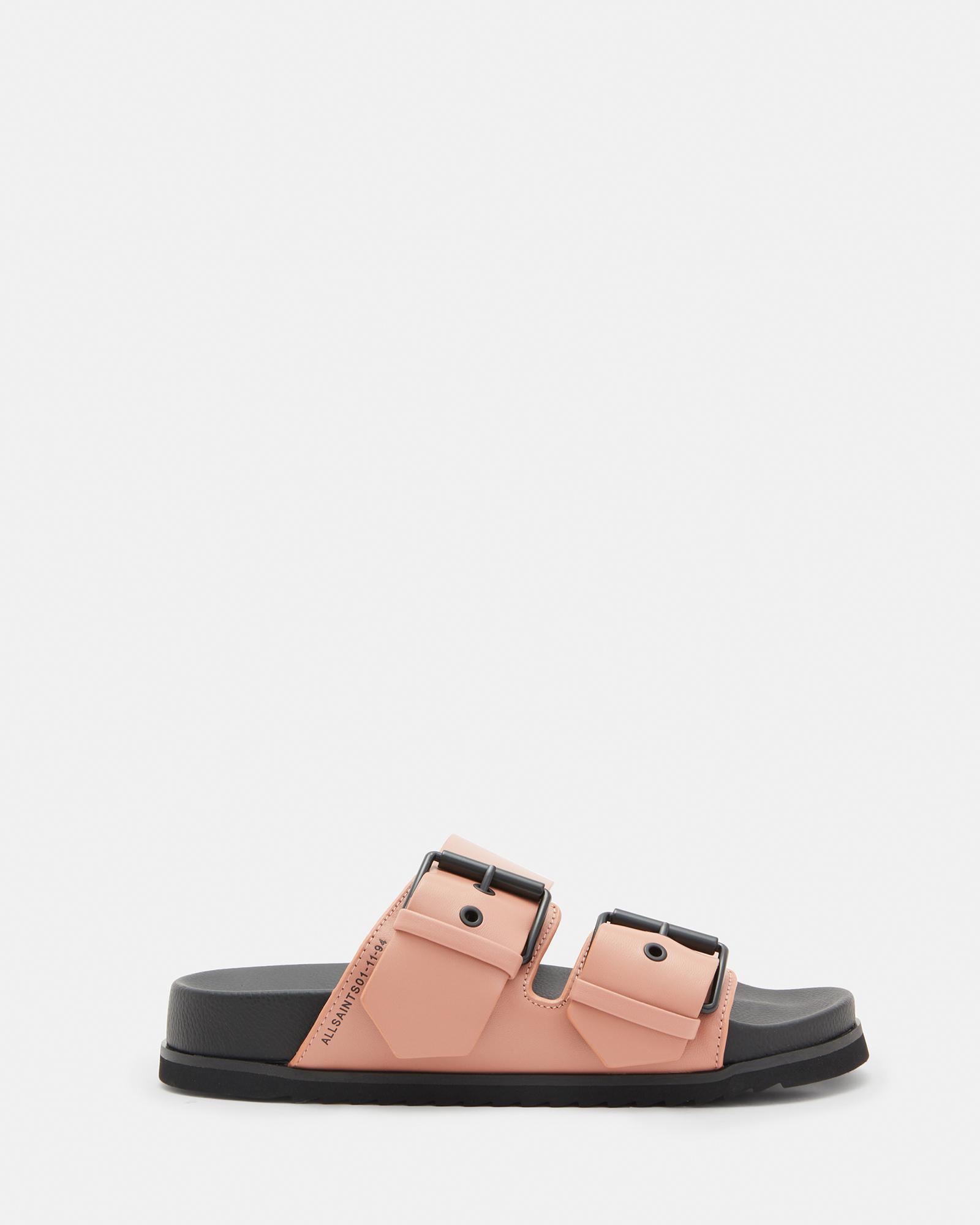 Sian Leather Buckle Sandals Product Image