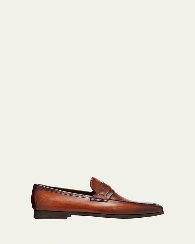 Mens Daniel Leather Penny Loafers Product Image