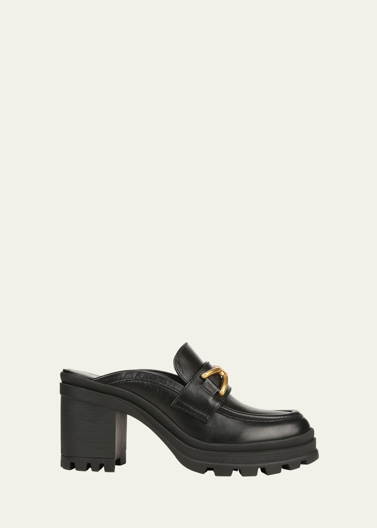 Veronica Beard Wynter Clog in Black. Size 9. Product Image