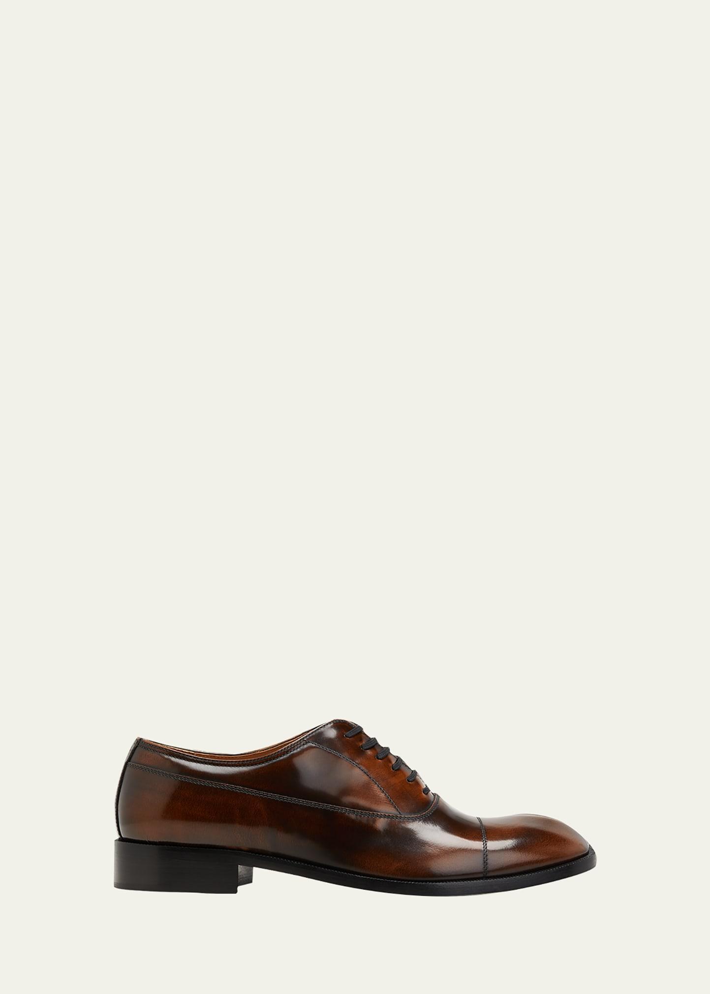 Mens Single Stitch Leather Oxfords Product Image