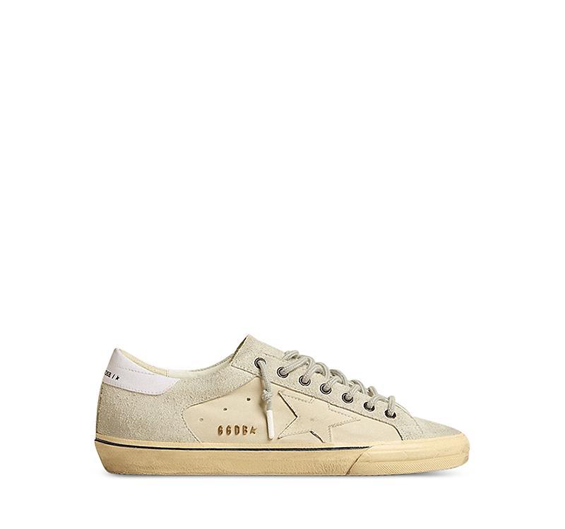 Golden Goose Mens Super-Star Lace Up Sneakers Product Image