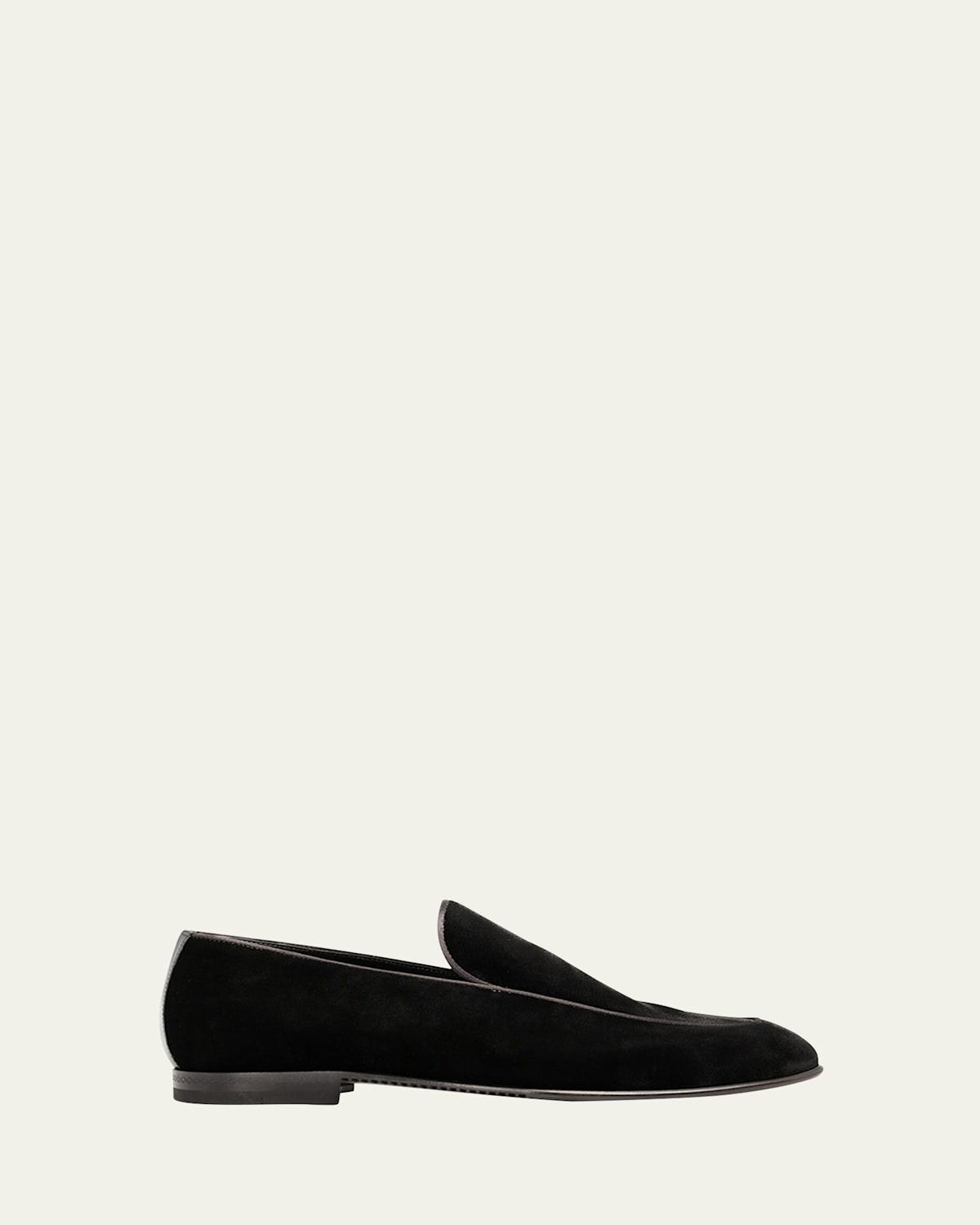 ZEGNA Lido Velvet Loafer Product Image