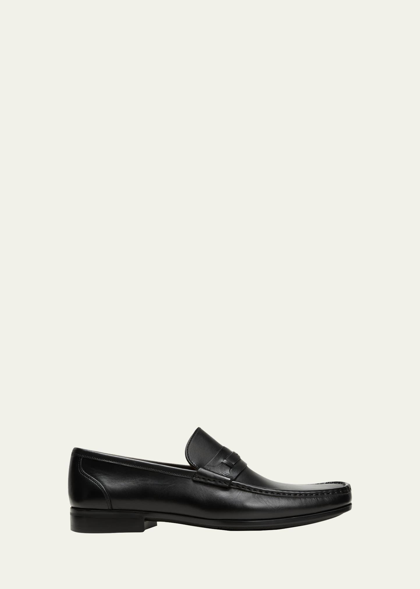 Mens Seneca Grained Leather Tassel Loafers Product Image