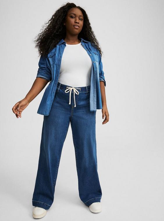 Weekend Wide-Leg Mid-Rise Jean Product Image