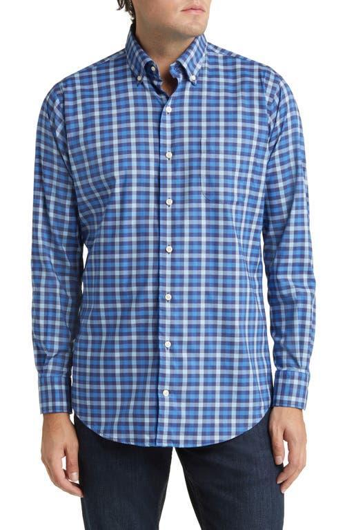 Peter Millar Becket Classic Fit Check Stretch Button-Down Shirt Product Image