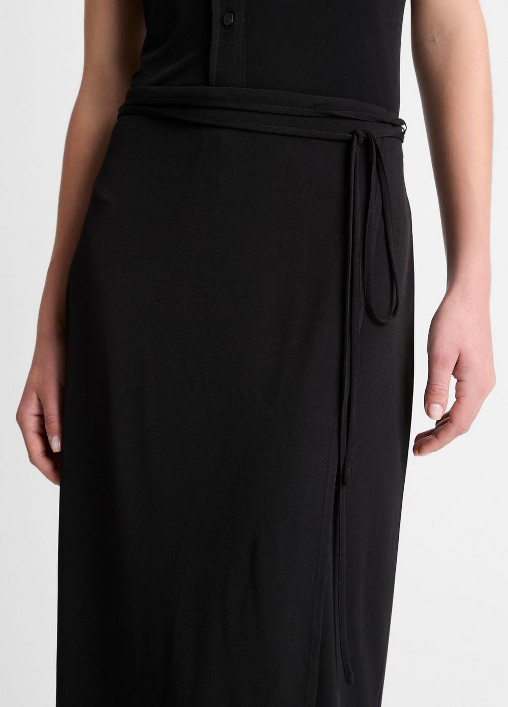 Tie Wrap Midi Skirt Product Image