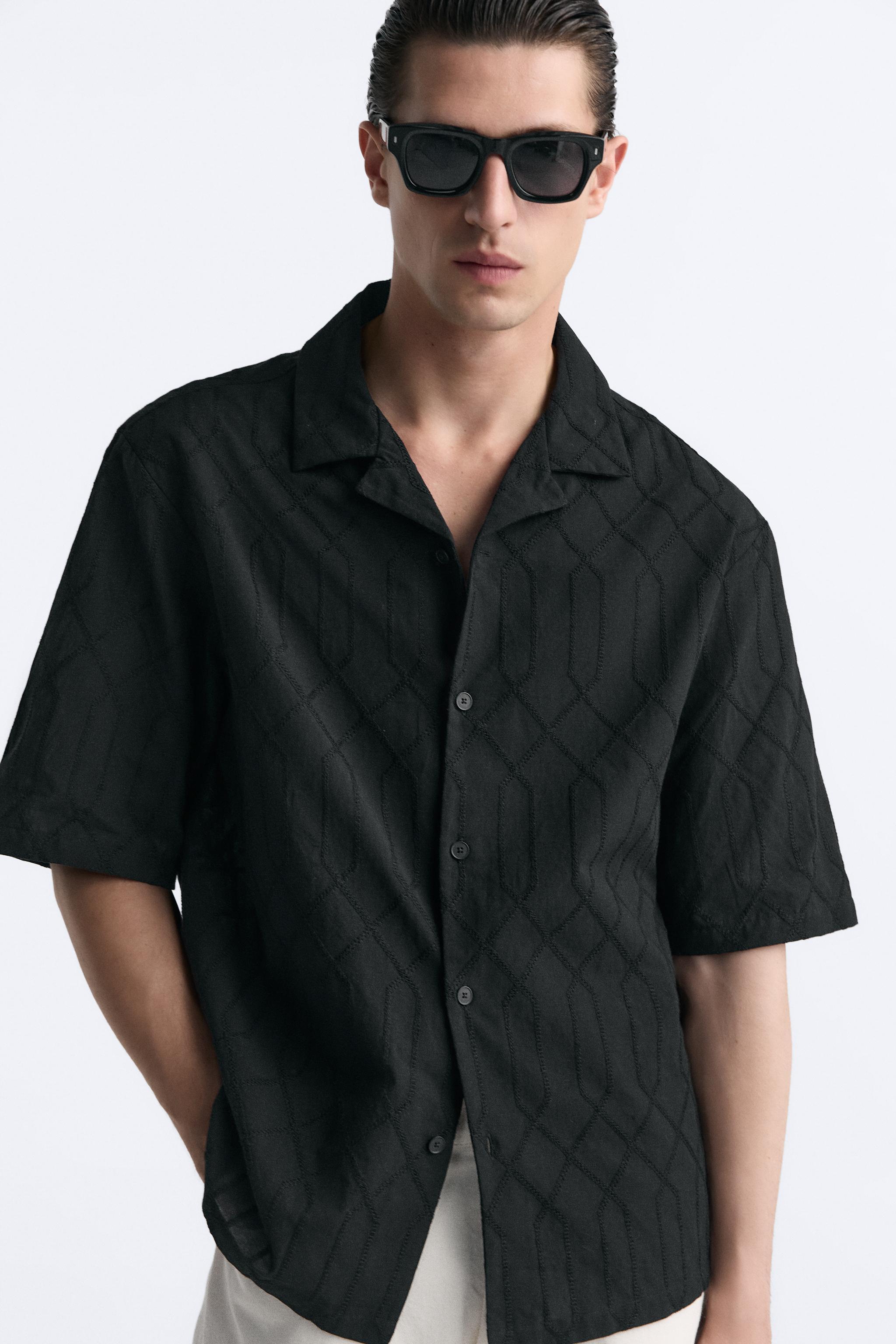 GEOMETRIC JACQUARD SHIRT Product Image