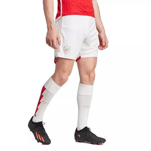 Mens adidas White Arsenal Training Shorts Product Image