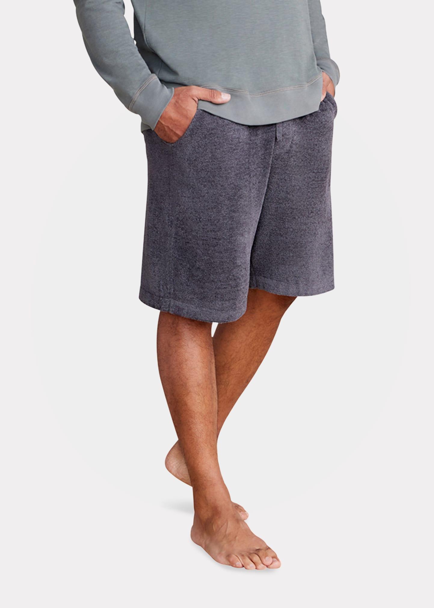 Barefoot Dreams CozyChic Ultra Lite(r) Men's Lounge Shorts (Indigo) Men's Pajama Product Image