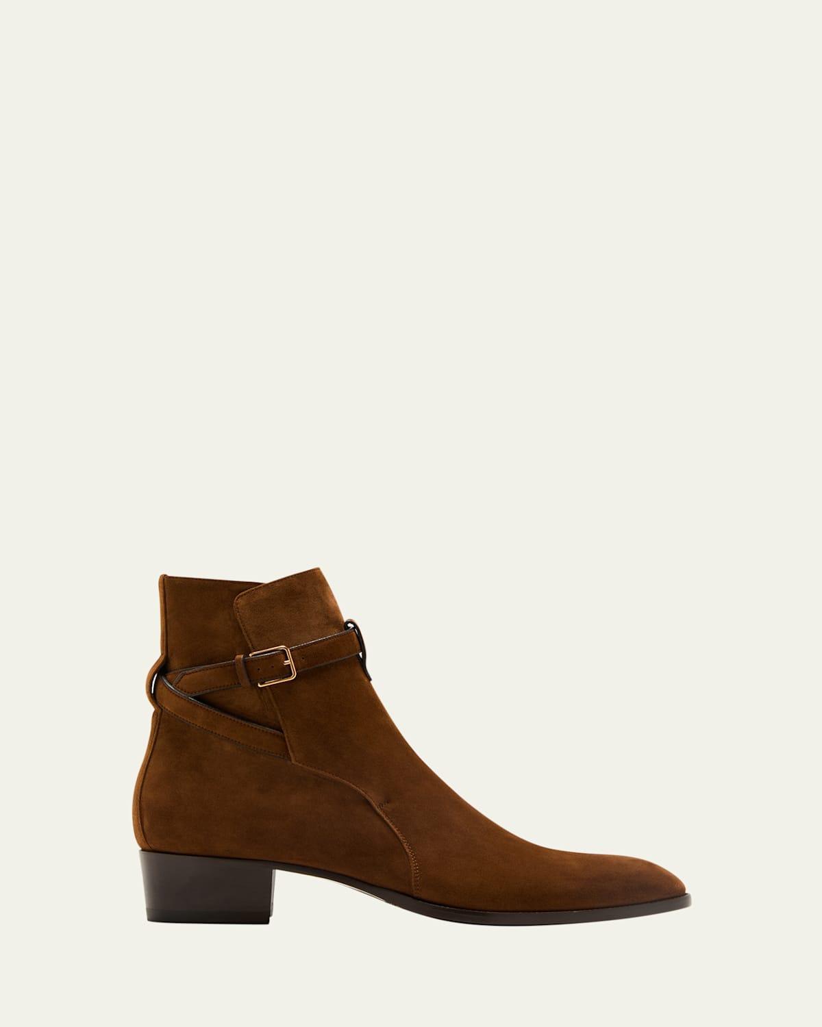 Mens Wyatt Jodphur Suede Ankle Boots Product Image