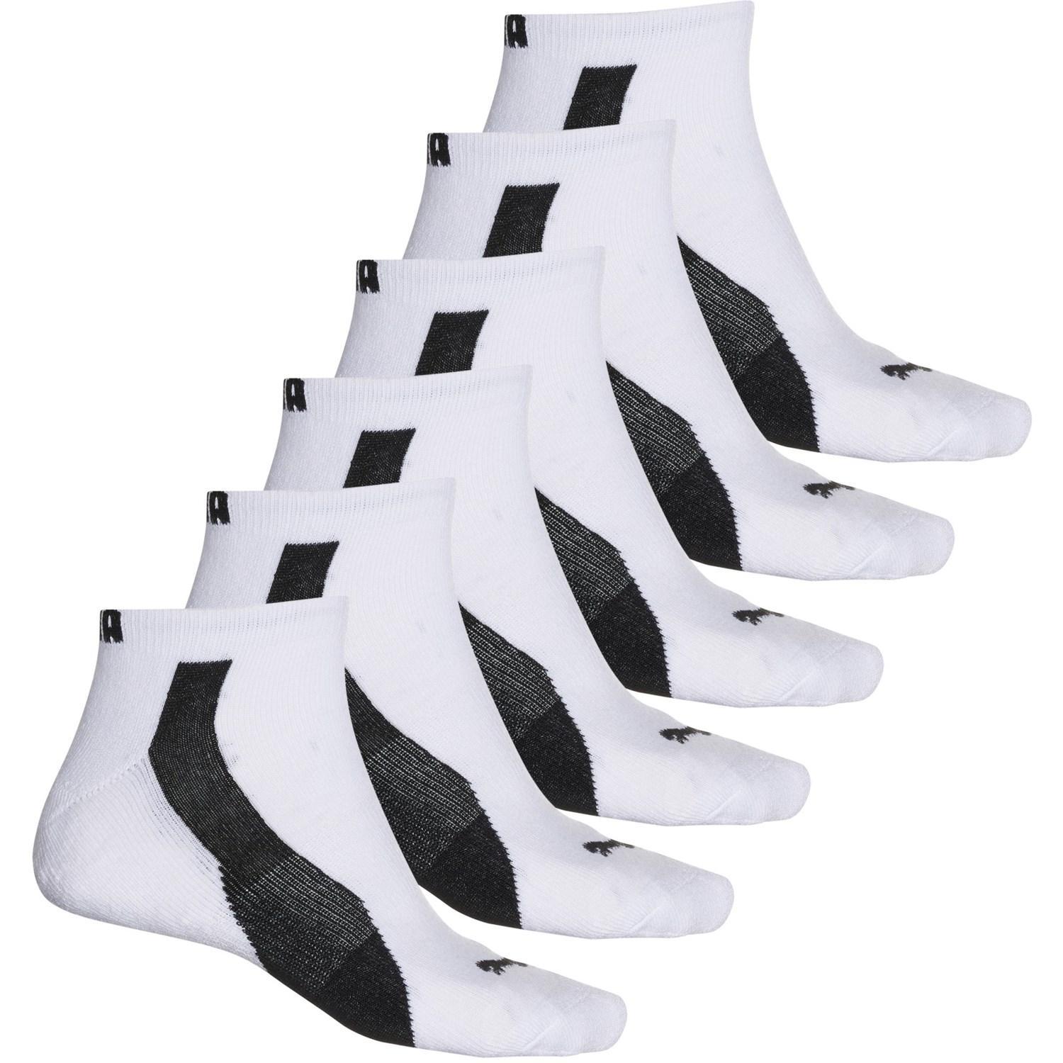 Puma Half Cushion Terry Low-Cut Socks - 6-Pack, Below the Ankle (For Men) Product Image