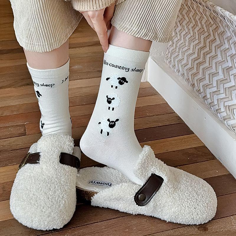 Sheep Pattern Socks / Set Product Image