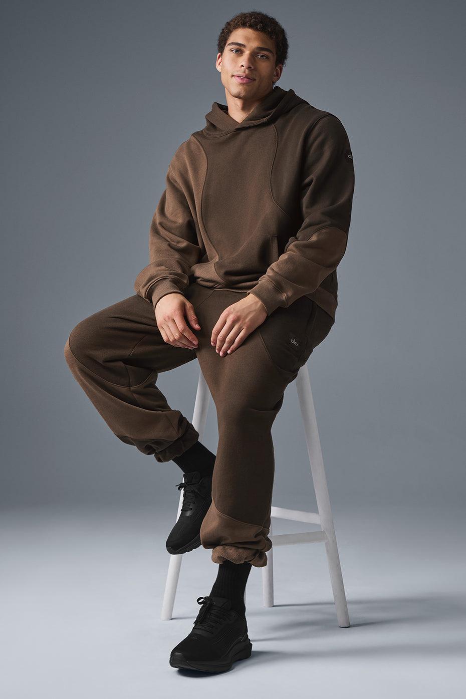 Make Waves Hoodie - Espresso Tonal Male Product Image