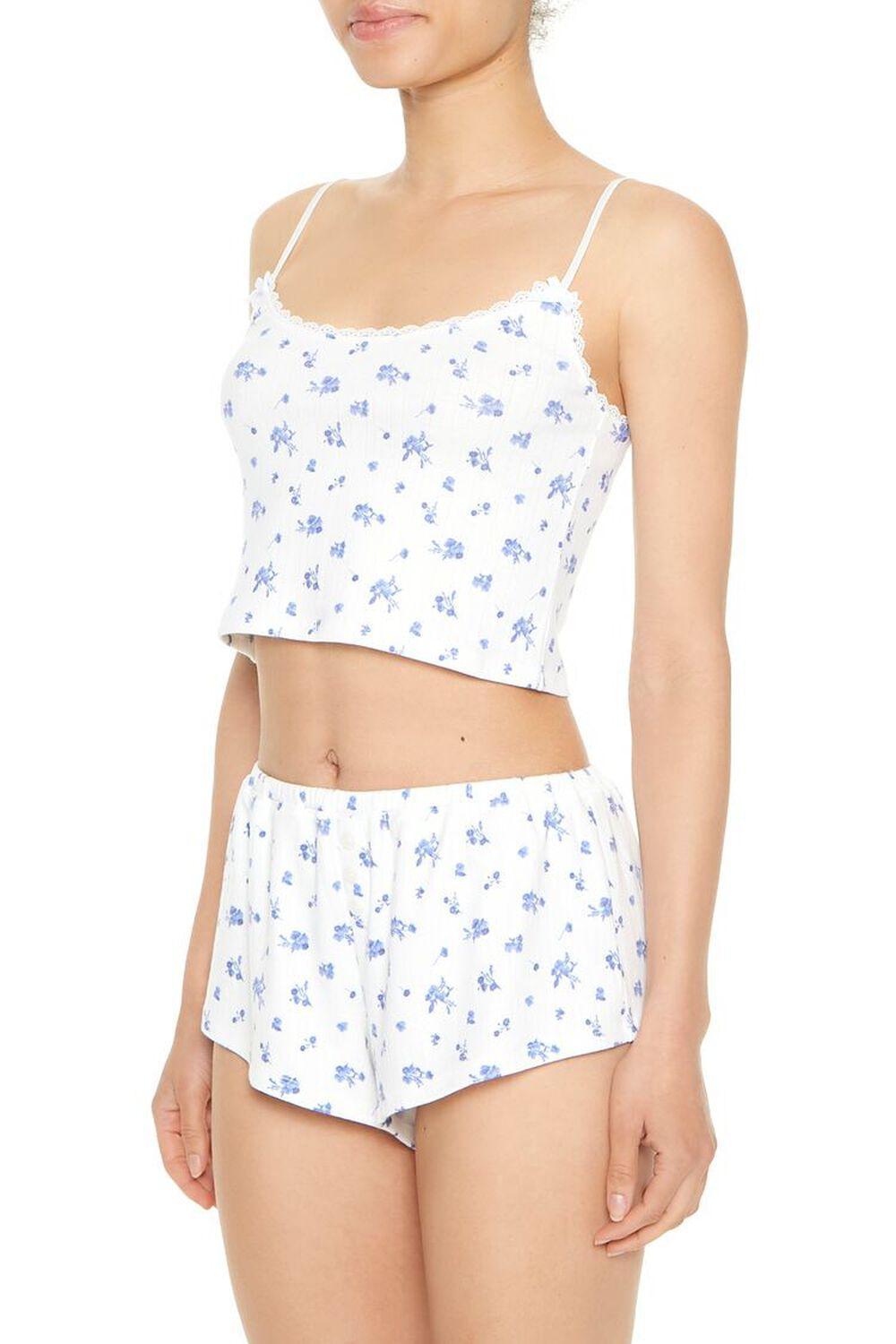 Ditsy Floral Cami & Shorts Pajama Set | Forever 21 Product Image