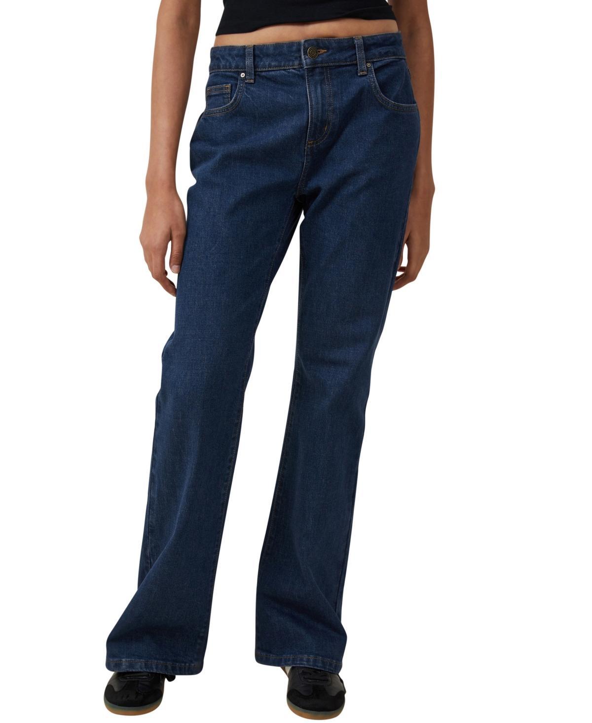 Cotton On Womens Stretch Bootleg Flare Jeans - Desert Blue Product Image