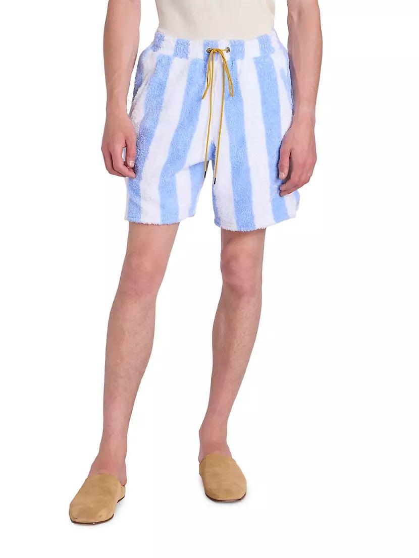 Striped Loop Terry Shorts Product Image